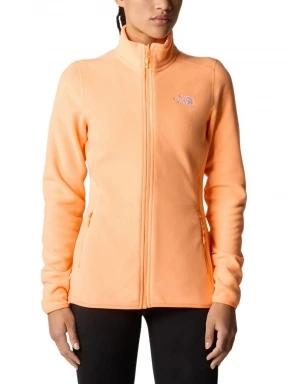 The North Face W 100 Glacier Fz - Eu női polár pulóver narancssárga színben 1