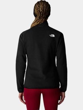 The North Face W 100 Glacier Fz női polár pulóver fekete színben 3