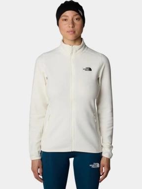 The North Face W 100 Glacier Fz női polár pulóver fehér színben 1