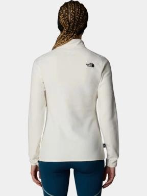 The North Face W 100 Glacier Fz női polár pulóver fehér színben 3