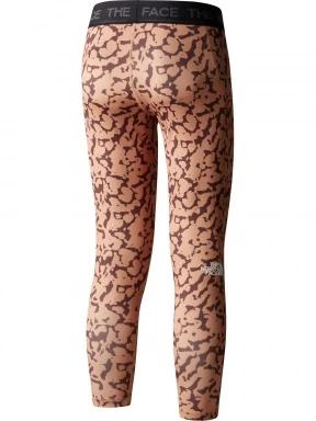The North Face W Flex Mid Rise Tight Graphic női leggings barna színben 3