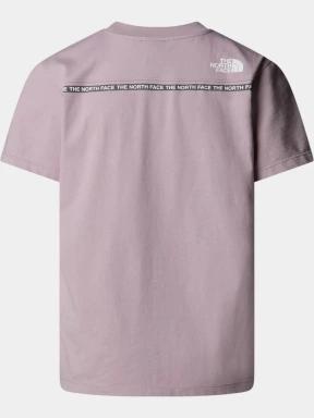 The North Face W Ss Zumu Relaxed Tee női rövid ujjú póló lila színben 3