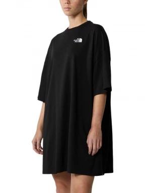The North Face W S/S Essential Tee Dress női pólóruha fekete színben 1