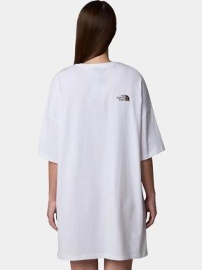 The North Face W S/S Essential Oversize Tee Dress női pólóruha fehér színben 3