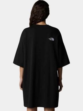 The North Face W S/S Essential Oversize Tee Dress női pólóruha fekete színben 3