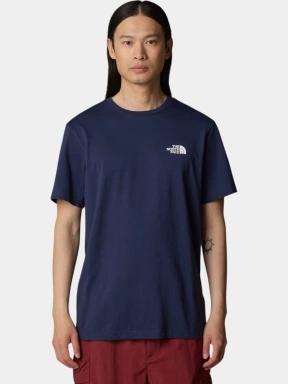 The North Face M S/S Simple Dome Tee férfi rövid ujjú póló sötétkék színben 1
