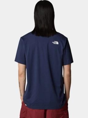 The North Face M S/S Simple Dome Tee férfi rövid ujjú póló sötétkék színben 3