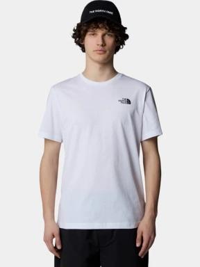 The North Face M S/S Box Nse Tee férfi rövid ujjú póló fehér színben 1
