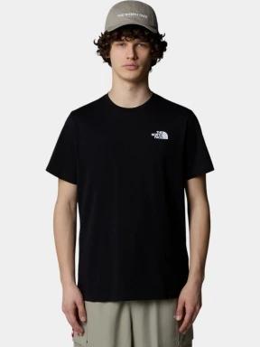 The North Face M S/S Box Nse Tee férfi rövid ujjú póló fekete színben 1
