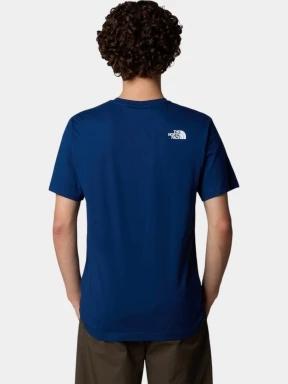 The North Face M S/S Never Stop Exploring Tee férfi rövid ujjú póló sötétkék színben 3