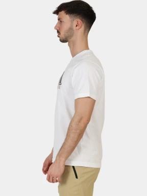 The North Face M S/S Mountain Line Tee férfi rövid ujjú póló fehér színben 3