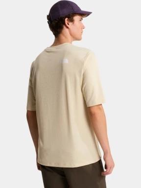The North Face M Shadow Ss férfi rövid ujjú sport póló homok színben 3