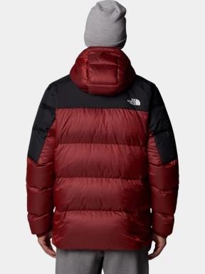 The North Face M Diablo Down Hoodie férfi steppelt túrakabát piros színben 3