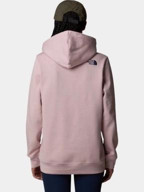 The North Face W Drew Peak Pullover Hoodie női kapucnis pulóver rózsaszín színben 3