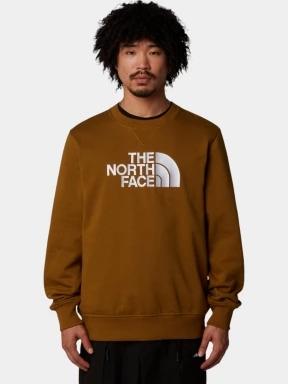 The North Face M Drew Peak Crew férfi pulóver oliva színben 1