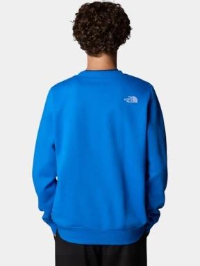 The North Face M Drew Peak Crew férfi pulóver kék színben 3