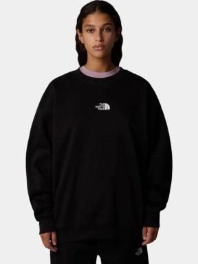The North Face W Essential Oversize Crew női pulóver fekete színben 1