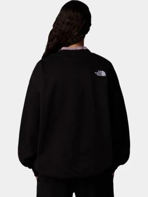 The North Face W Essential Oversize Crew női pulóver fekete színben 3