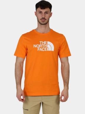The North Face M S/S Easy Tee férfi rövid ujjú póló narancssárga színben 1