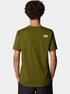 The North Face M S/S Easy Tee férfi rövid ujjú póló oliva színben 3