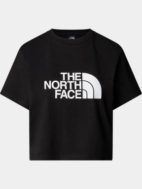 The North Face W S/S Easy Relaxed Cropped Tee női crop top fekete színben 1