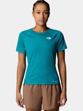 The North Face W Sunriser S/S női rövid ujjú sport póló zöld színben 1