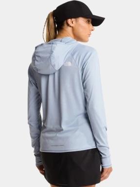 The North Face W Sunriser Hoodie női hosszú ujjú sport póló világoskék színben 3