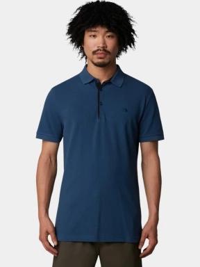 The North Face M Premium Slim Polo férfi galléros póló kék színben 1