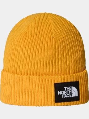 The North Face Salty Lined Beanie kötött sapka sárga színben 1