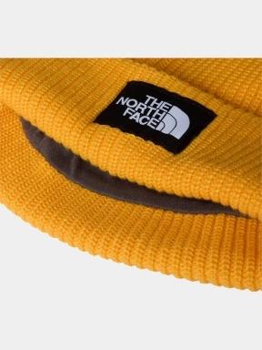 The North Face Salty Lined Beanie kötött sapka sárga színben 3