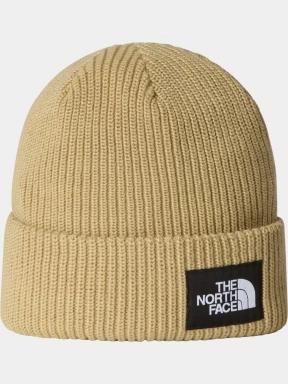 The North Face Salty Lined Beanie kötött sapka oliva színben 1