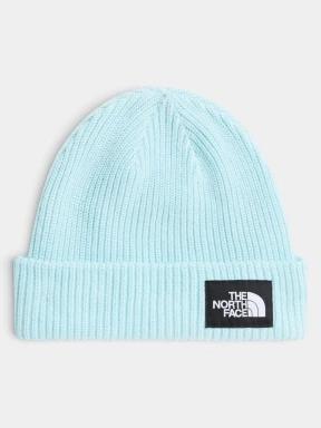 The North Face Salty Lined Beanie kötött sapka világoskék színben 1