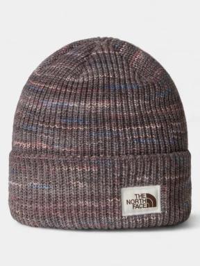 The North Face Salty Bae Lined Beanie kötött sapka barna színben 1