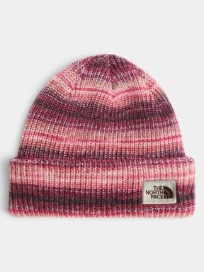 The North Face Salty Bae Lined Beanie kötött sapka bordó színben 1