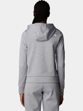 The North Face W Reaxion Fleece F/Z Hoodie női kapucnis pulóver szürke színben 3
