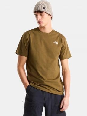 The North Face M Evolution Simple Dome Regular Short Sl férfi rövid ujjú póló oliva színben 1