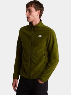 The North Face M Glacier Fleece Jacket férfi polár pulóver oliva színben 1