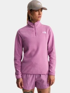 The North Face W Glacier Fleece 1/4 Zip Jacket női polár pulóver magenta színben 1