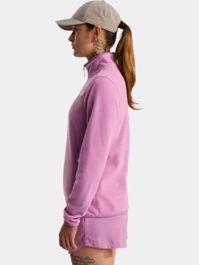 The North Face W Glacier Fleece 1/4 Zip Jacket női polár pulóver magenta színben 3