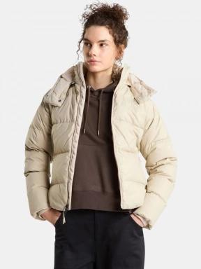 The North Face W Hydrenalite City Down Hooded Jacket női pehelykabát homok színben 3