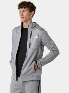 The North Face M Mountain Athletics Fleece Full Zip Jac férfi polár pulóver szürke színben 3