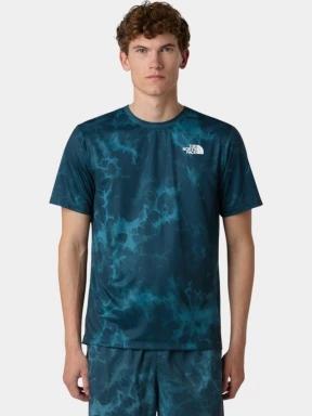 The North Face M 24/7 Short Sleeves Regular Tee-Print férfi rövid ujjú sport póló kék színben 1