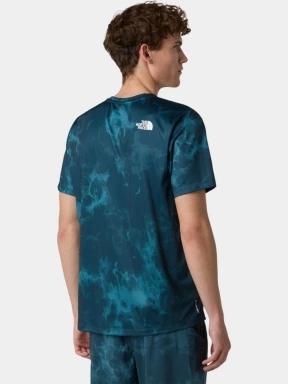 The North Face M 24/7 Short Sleeves Regular Tee-Print férfi rövid ujjú sport póló kék színben 3