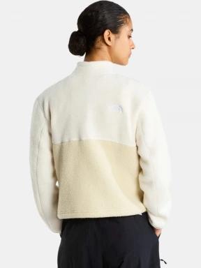 The North Face W Yumiori 1/4 Zip női polár pulóver homok színben 3