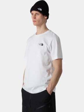 The North Face M Vertical Logo Ss Tee férfi rövid ujjú póló fehér színben 1