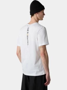 The North Face M Vertical Logo Ss Tee férfi rövid ujjú póló fehér színben 3