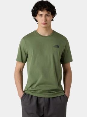 The North Face M Mountain Sketch Ss Tee férfi rövid ujjú póló zöld színben 1