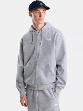 The North Face M Evolution Simple Dome Regular Full Zip férfi kapucnis pulóver szürke színben 1