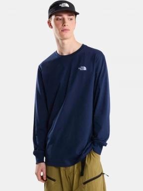The North Face M Evolution Simple Dome Regular Long Sle férfi hosszú ujjú póló sötétkék színben 1