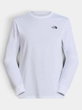 The North Face M Evolution Simple Dome Regular Long Sle férfi hosszú ujjú póló fehér színben 1
